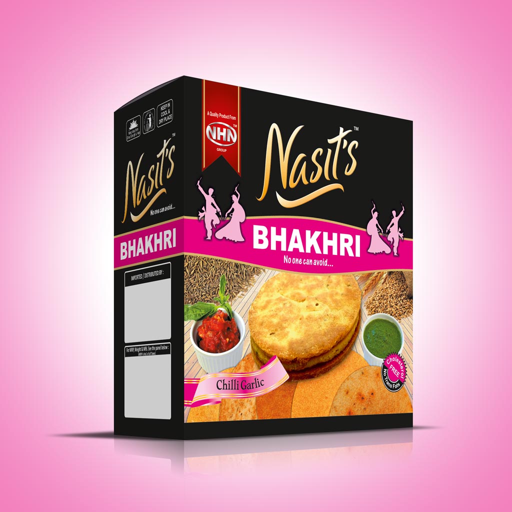 Chilli Garlic Bhakhri