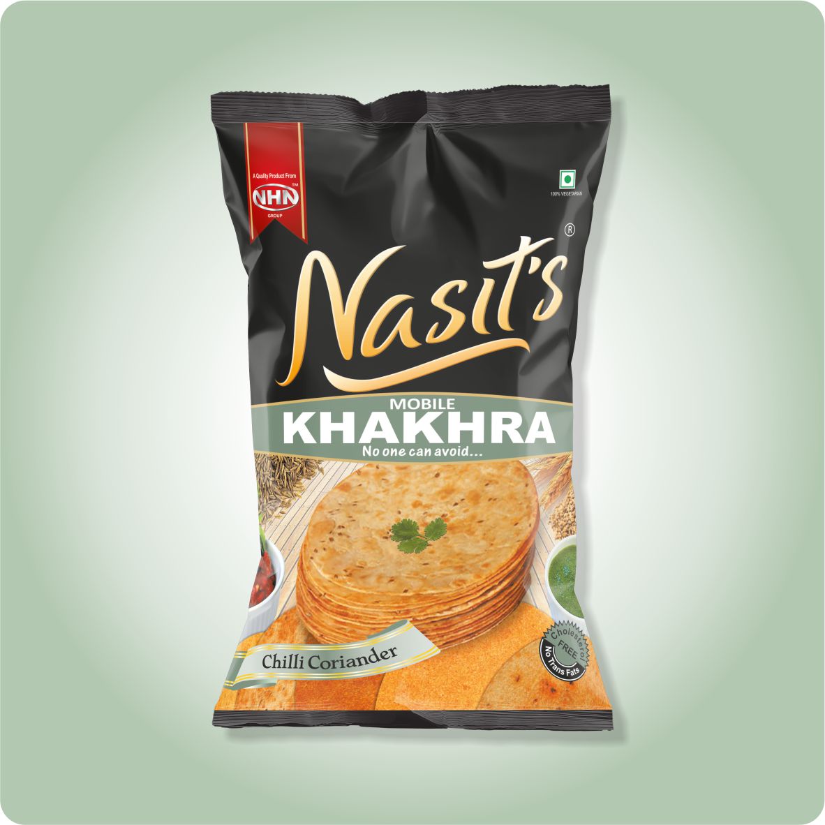Chilli Coriander Khakhra